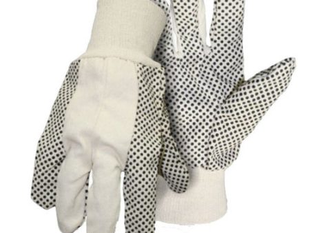 Poly Cotton Dot Gloves - Large 1 Pair by Boss Discount