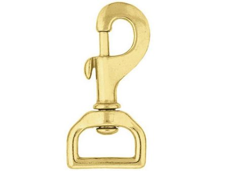 17 Flat Swivel Snap 3 4  Solid Brass 1 Count by Weaver Leather Online Hot Sale