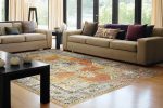 Dynamic Rugs Mabel 4093 Rust Navy Multi Area Rug Sale