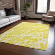 Piper Looms Chantille Organic ACN501 Yellow Area Rug Online now