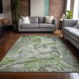 Piper Looms Chantille Watercolors ACN519 Green Area Rug Online