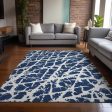 Piper Looms Chantille Organic ACN501 Navy Area Rug Online now