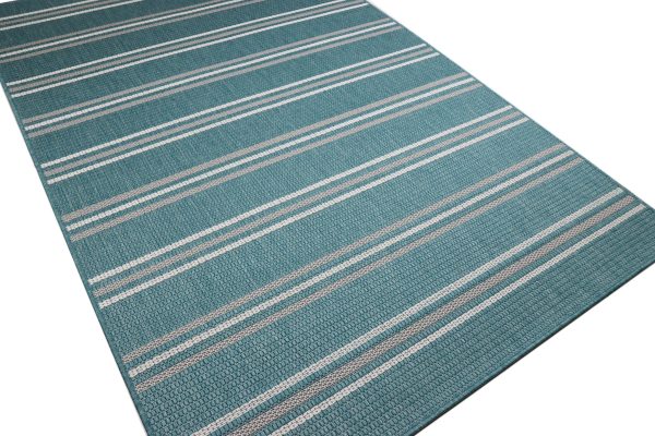 Bashian Lanai L126-LAN101 Aqua Area Rug Online Hot Sale