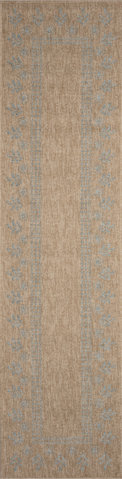 Trans Ocean Sahara 7188 94 Block Print Border Aruba Area Rug Fashion