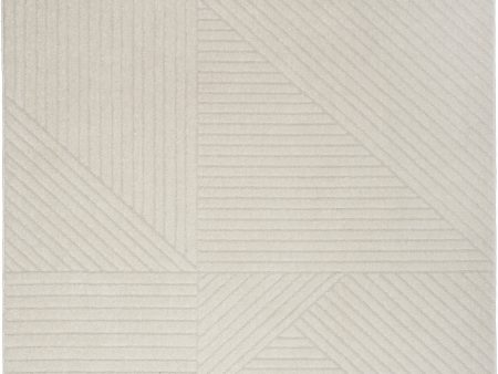 Calvin Klein Ck023 Balance BLN01 Ivory Grey Area Rug Fashion