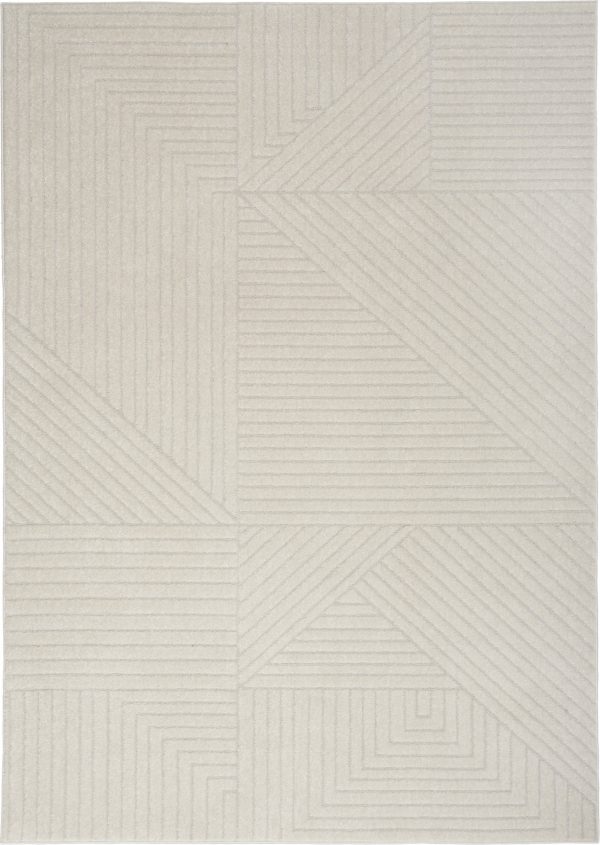 Calvin Klein Ck023 Balance BLN01 Ivory Grey Area Rug Fashion