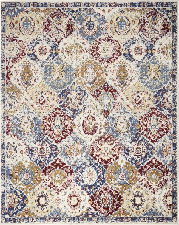 Nourison Grafix GRF31 Blue Multicolor Area Rug Online Hot Sale