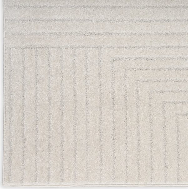 Calvin Klein Ck023 Balance BLN01 Ivory Grey Area Rug Fashion