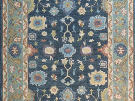 Bashian Valencia R1311-AL136 Teal Area Rug Supply