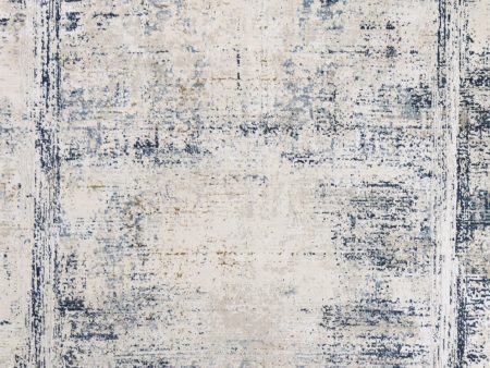 Bashian Highland H117-HLD308 Ivory Blue Area Rug For Discount