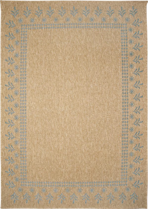 Trans Ocean Sahara 7188 94 Block Print Border Aruba Area Rug Fashion