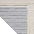 Calvin Klein Ck023 Balance BLN01 Ivory Grey Area Rug Fashion