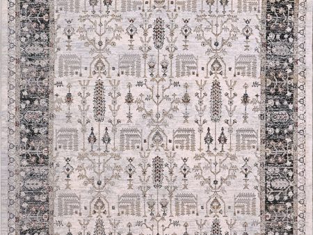 Dynamic Rugs Carson 5225 Ivory Black Area Rug Online Hot Sale