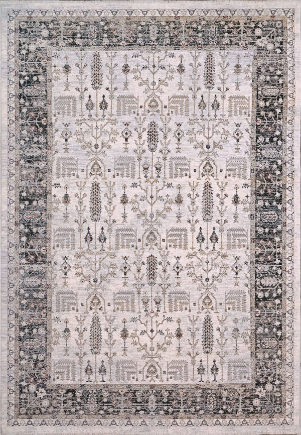 Dynamic Rugs Carson 5225 Ivory Black Area Rug Online Hot Sale