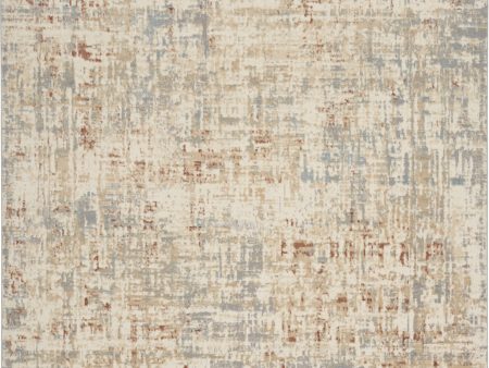 Calvin Klein Ck005 Enchanting ECH06 Ivory Grey Area Rug Hot on Sale